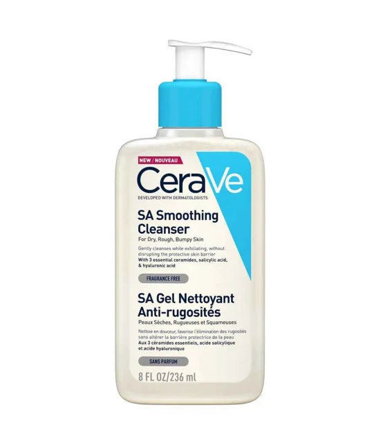 ژل شستشوی SA Smoothing سراوی پوست زبر و خشک حجم 236 میلی لیتر